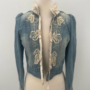 Victorian style Jean jacket